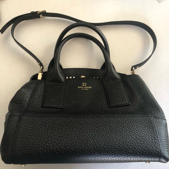 kate spade Handbags - Kate Spade Black Handbag Zipper Pocket